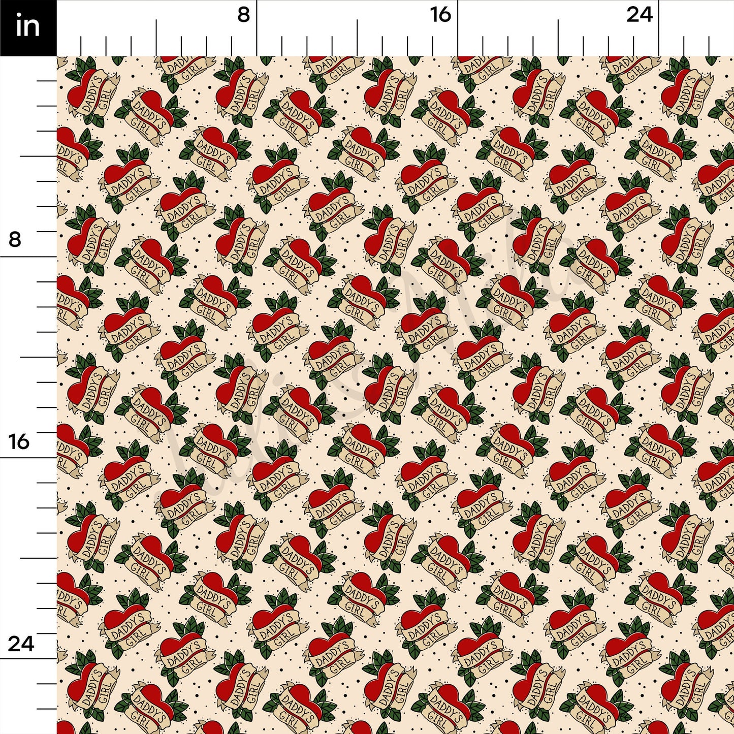 Daddys Girl Bullet Fabric AA1698