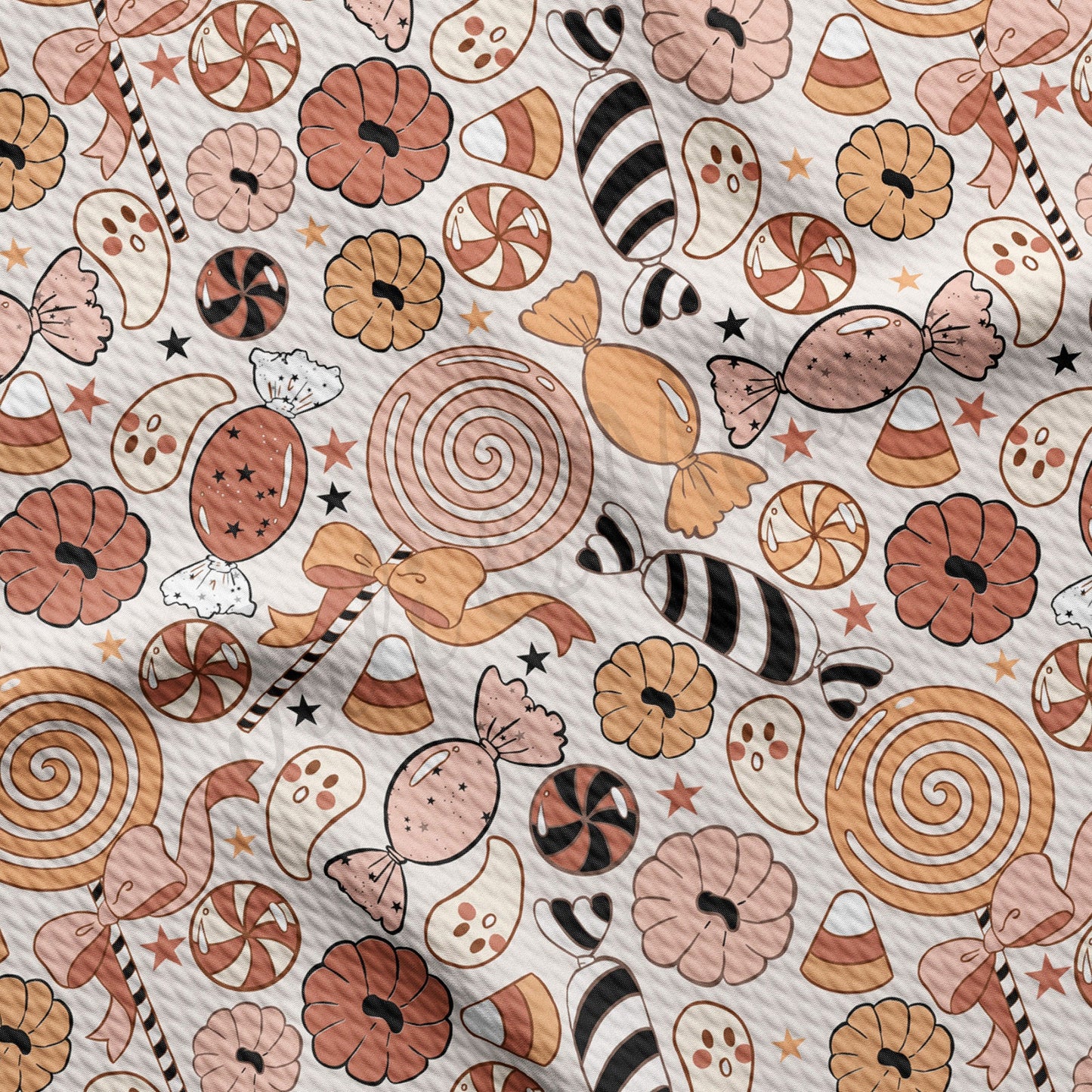 Fall Pumpkin Bullet Textured Fabric AA1707