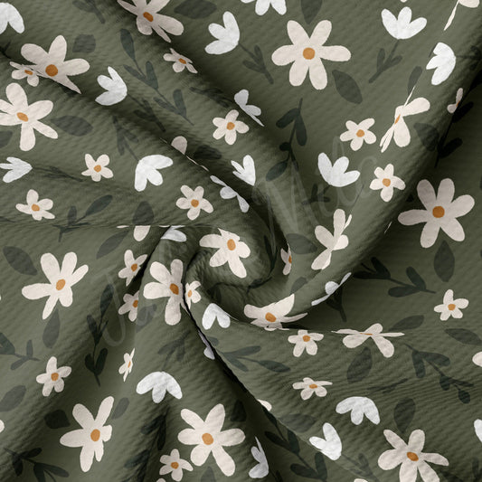 Floral Bullet Textured Fabric AA1708