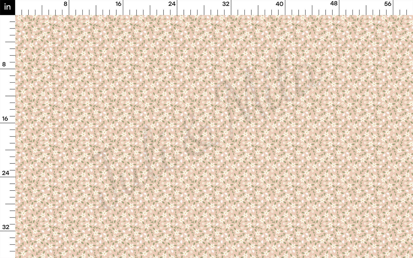Floral Bullet Textured Fabric AA1709