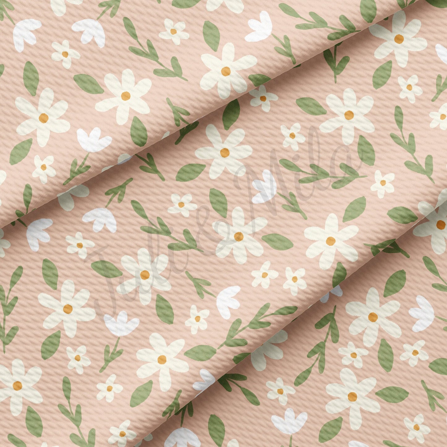 Floral Bullet Textured Fabric AA1709