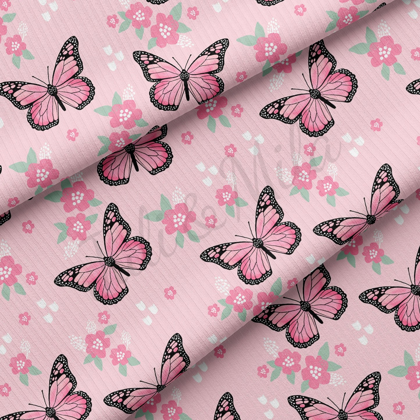 Butterfly Rib Knit Fabric RBK1489