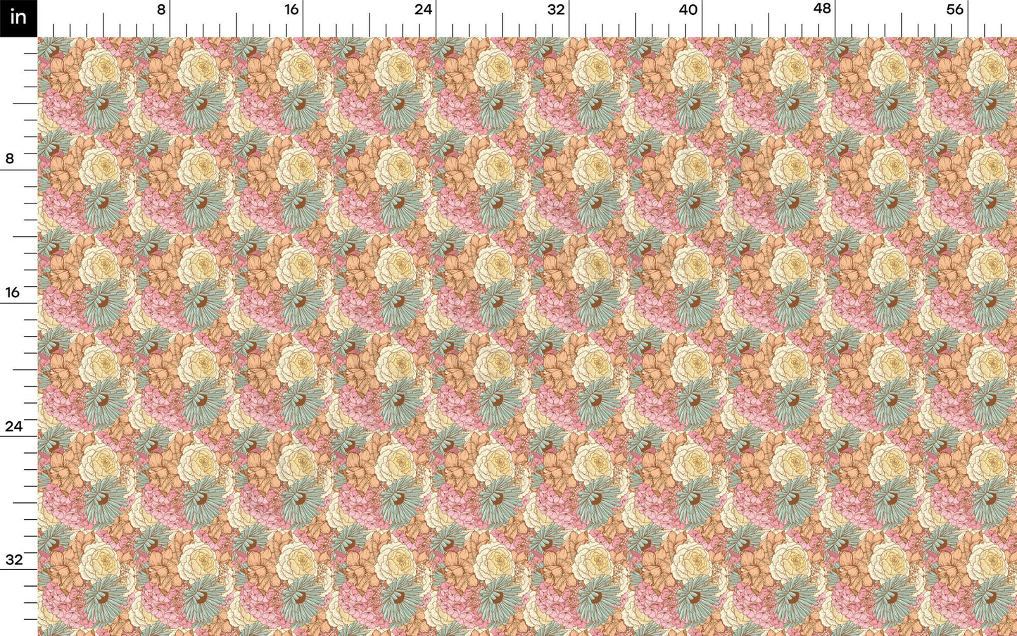 Floral Bullet Textured Fabric by the yard AA1578