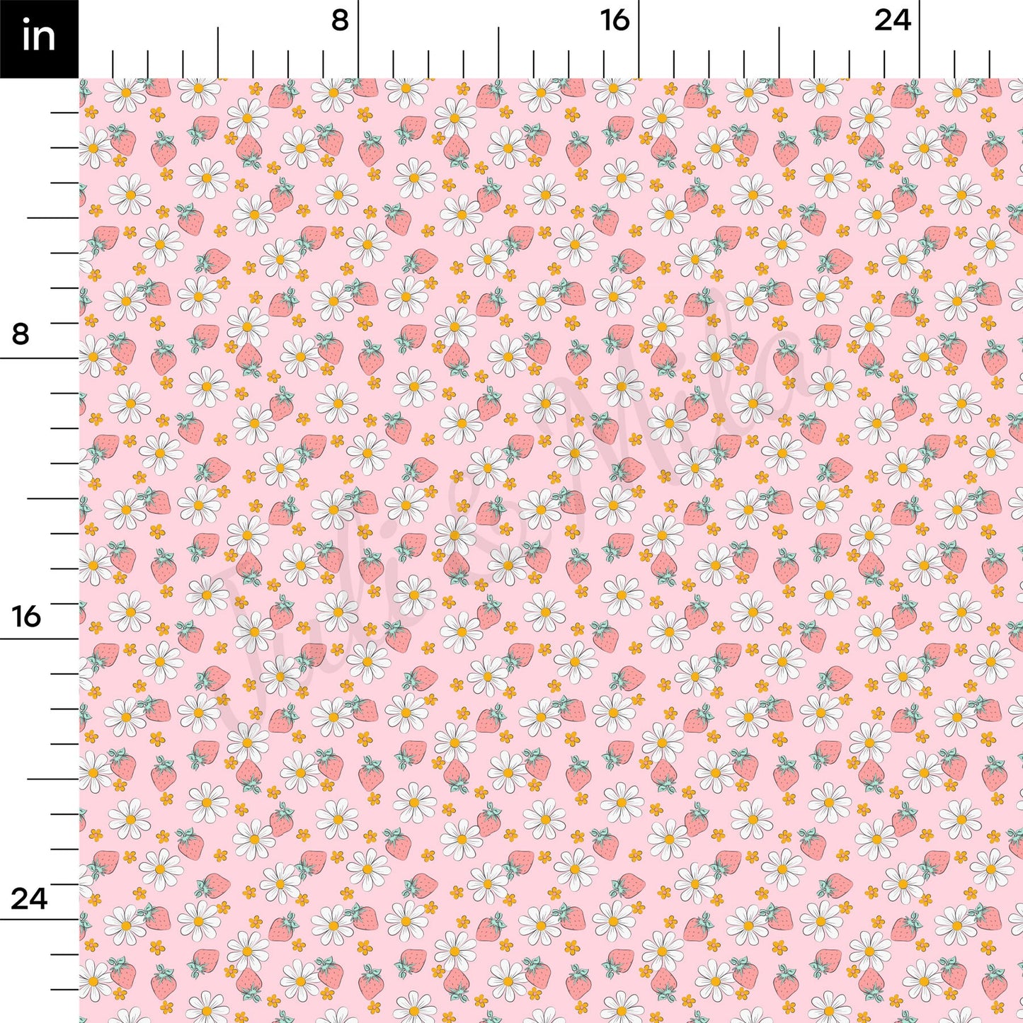 Strawberry Summer Bullet Textured Fabric AA1583