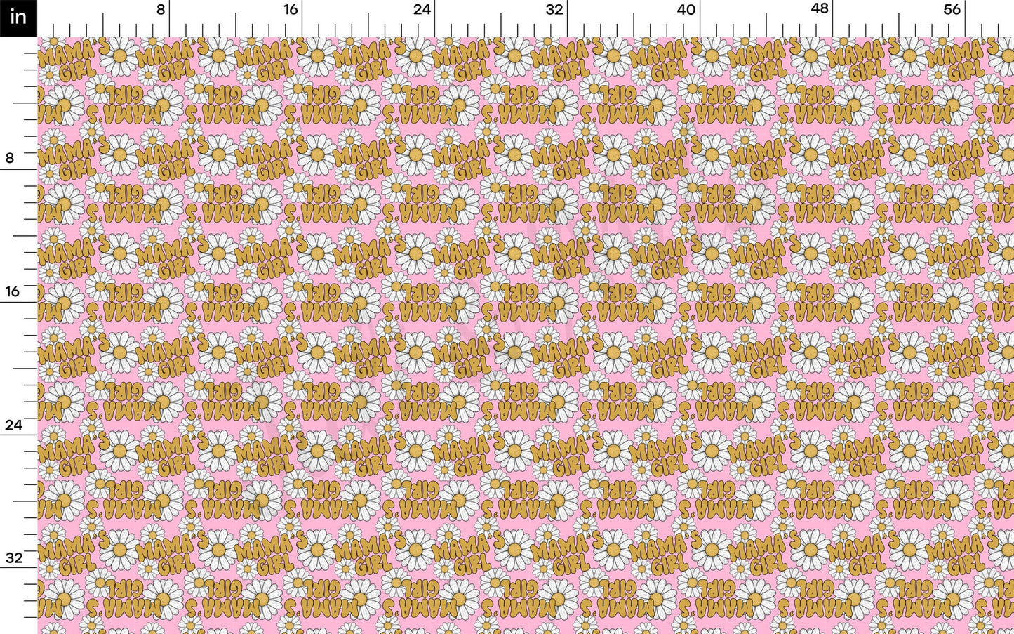 Mamas Girl Bullet Fabric AA1597 Mothers Day