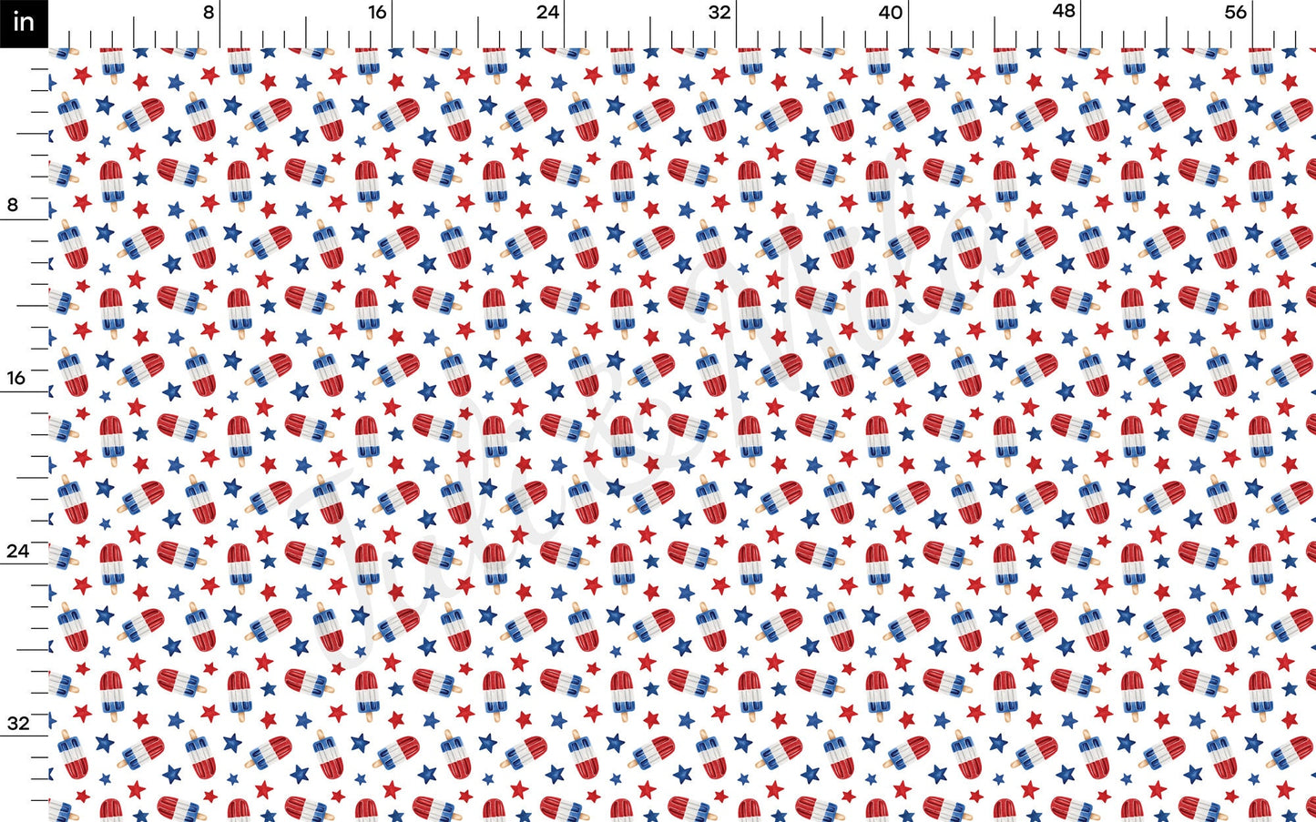 Patriotic 4th of July Bullet Textured Fabric AA1611