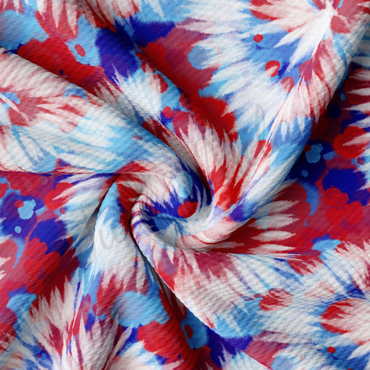 Patriotic 4th of July Bullet Textured Fabric by the yard AA1612