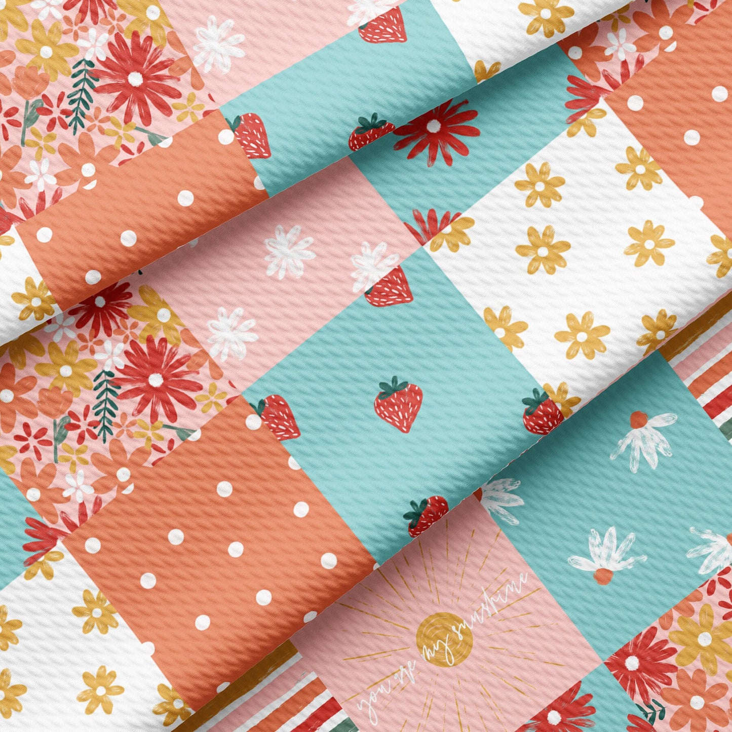 Floral Bullet Textured Fabric by the yard AA1629