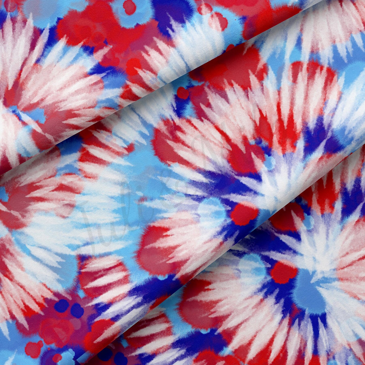 4th of July Patriotic Fabric Double Brushed Polyester DBP1612