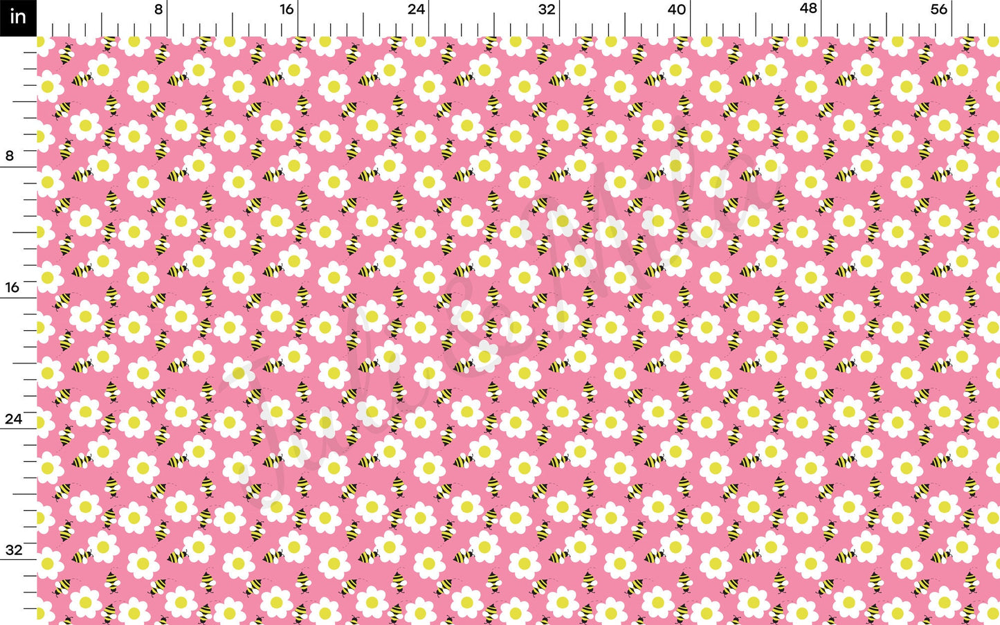 Floral Rib Knit Fabric RBK1561