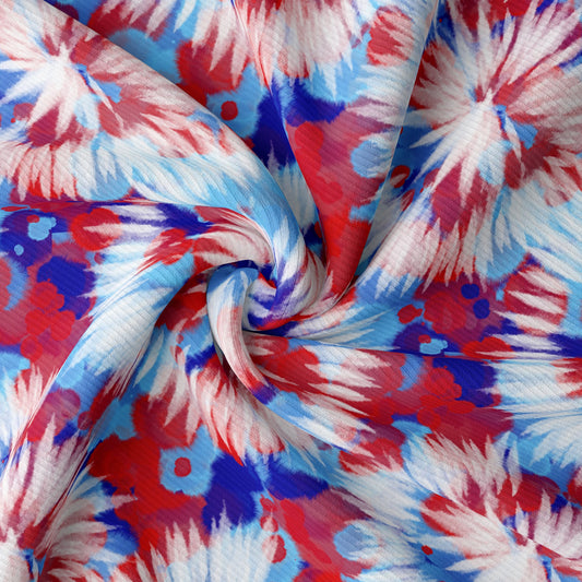 Rib Knit Fabric RBK1612 4th of July Patriotic
