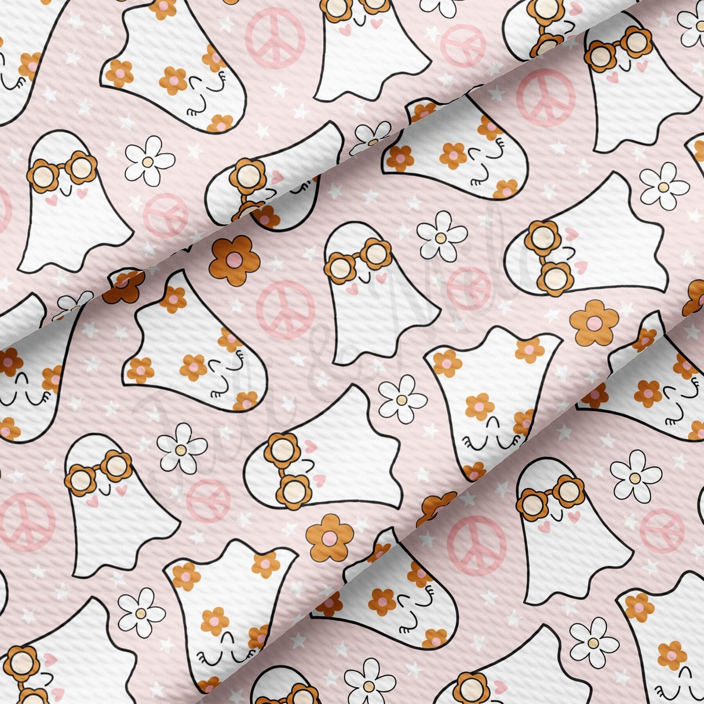 Fall Pumpkin Bullet Textured Fabric AA1743