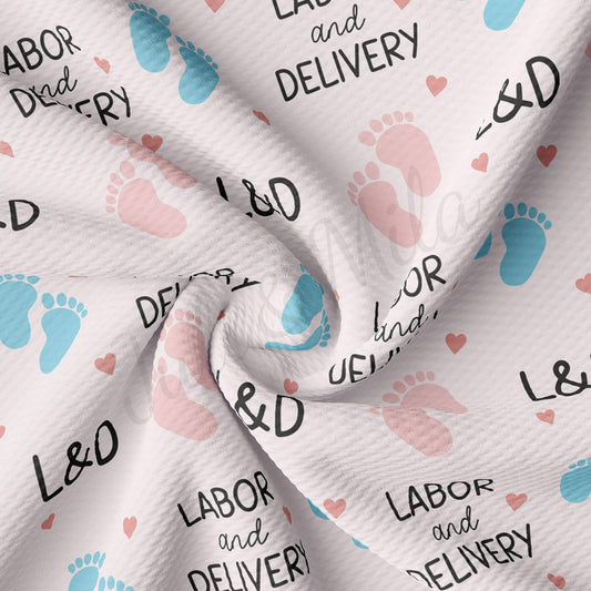 Labor and Delivery Bullet Textured Fabric AA1749