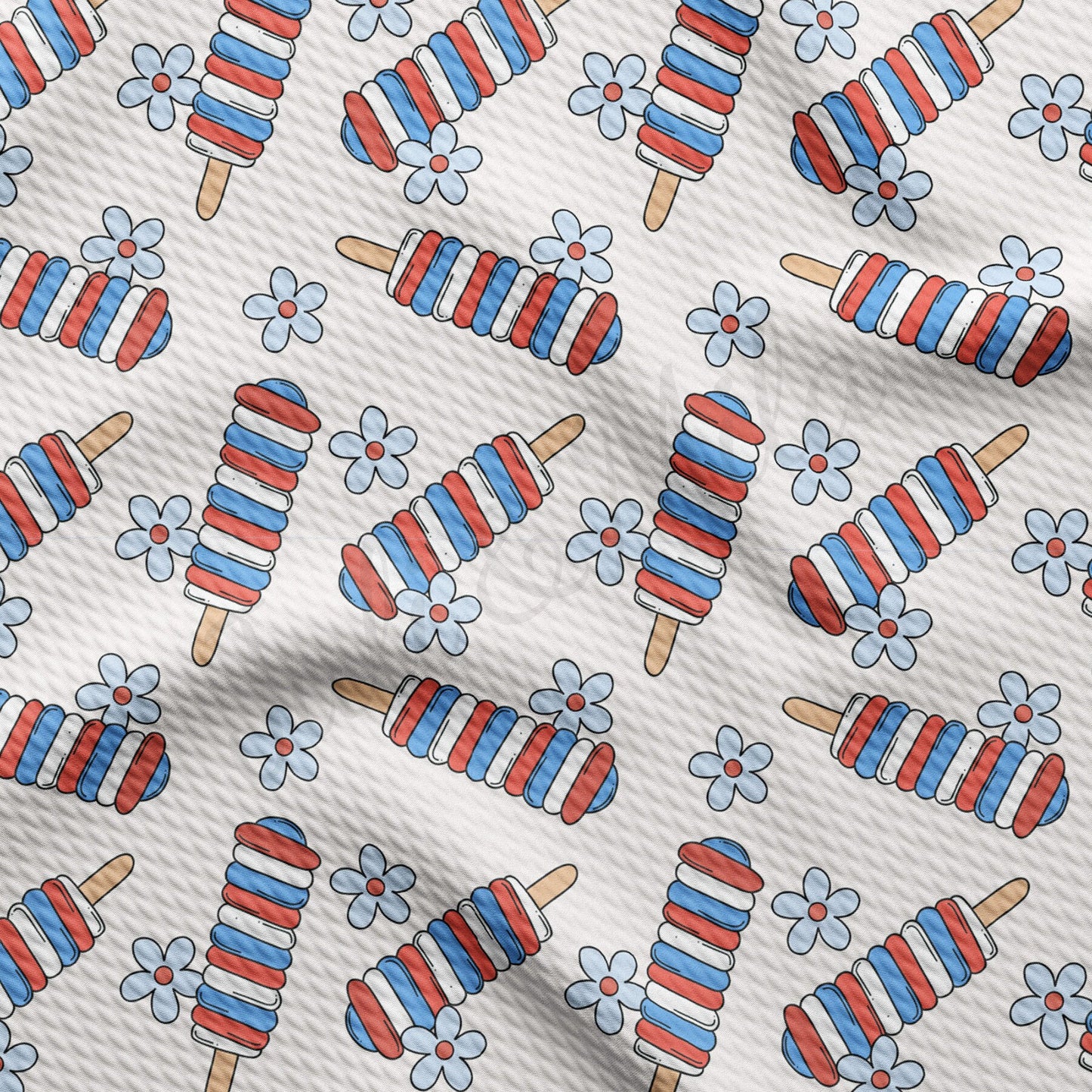 4th of July Bullet Textured Fabric AA1764