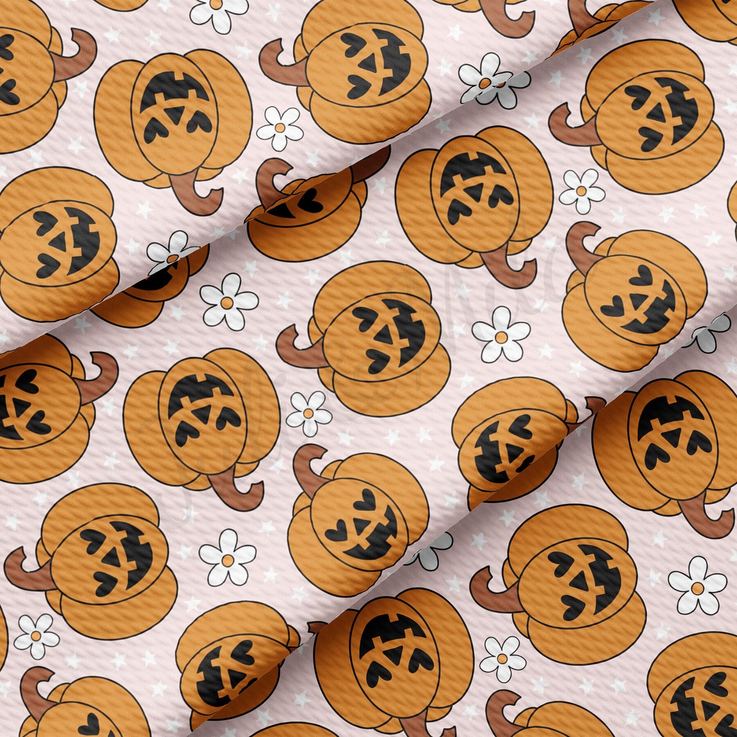 Fall Pumpkin Bullet Textured Fabric AA1768