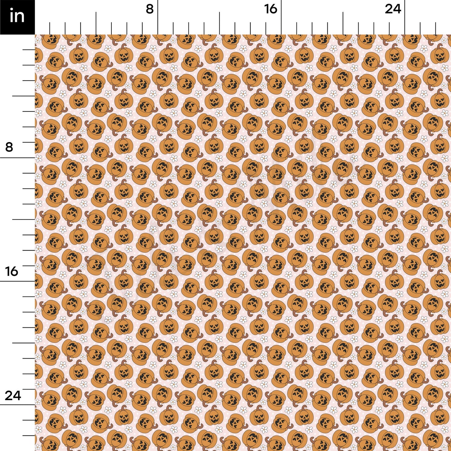 Fall Pumpkin Bullet Textured Fabric AA1768
