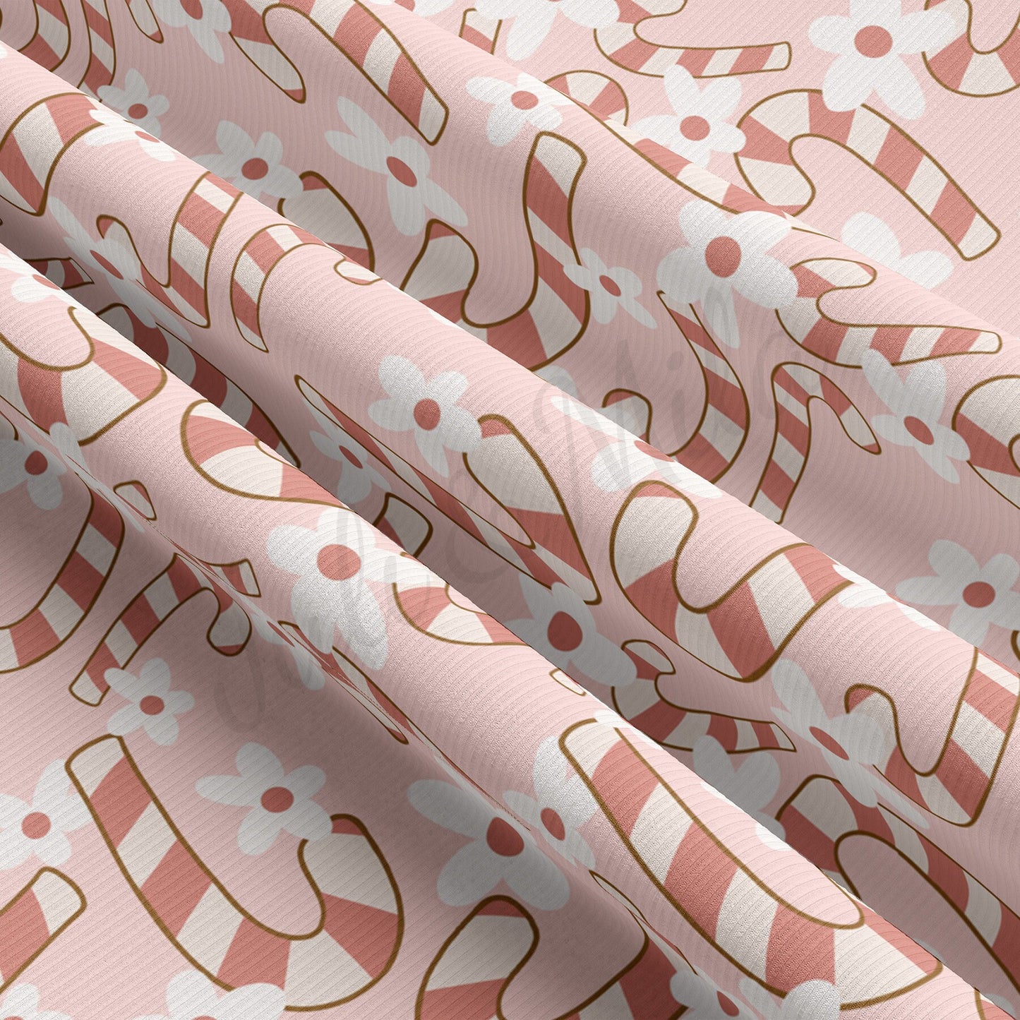 Rib Knit Fabric by the Yard Ribbed Jersey Stretchy Soft Polyester Stretch Fabric 1 Yard 4th of July RBK1725