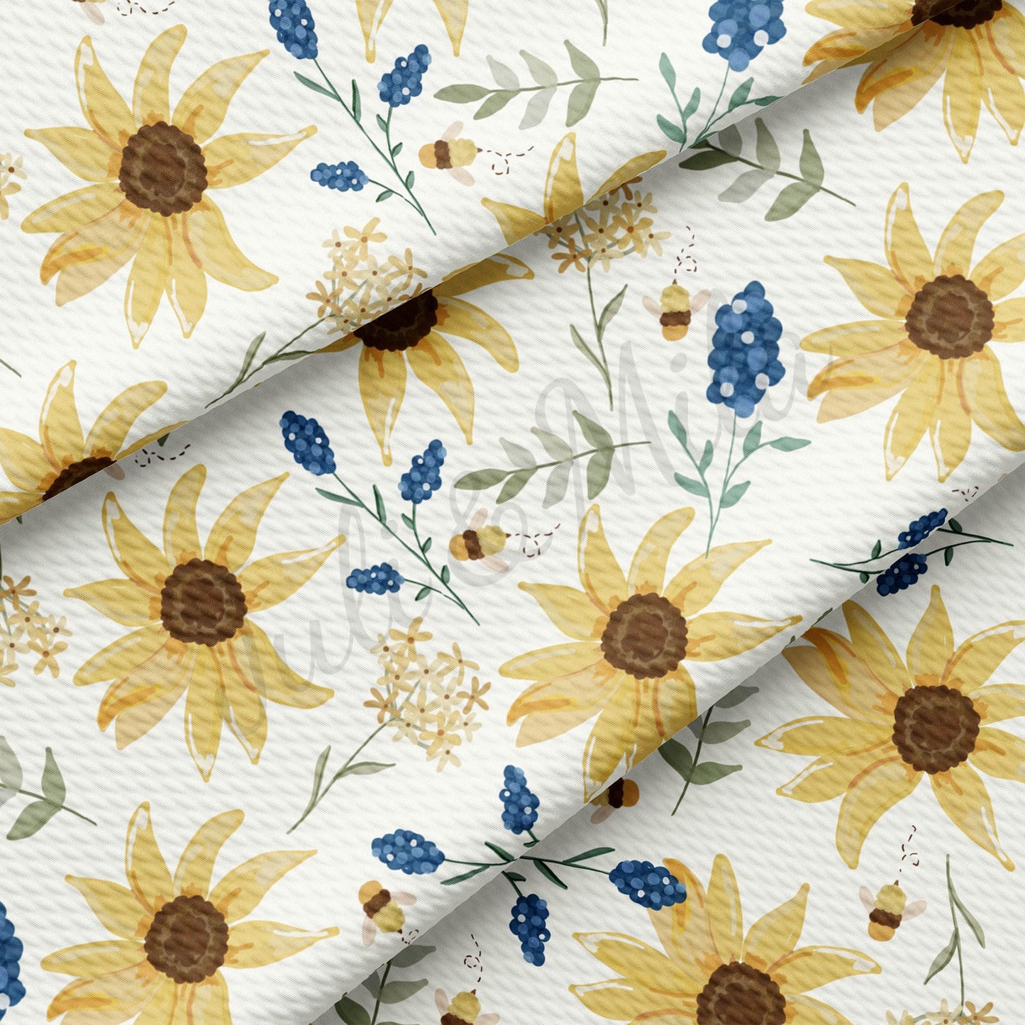 Floral Bullet Textured Fabric AA1657