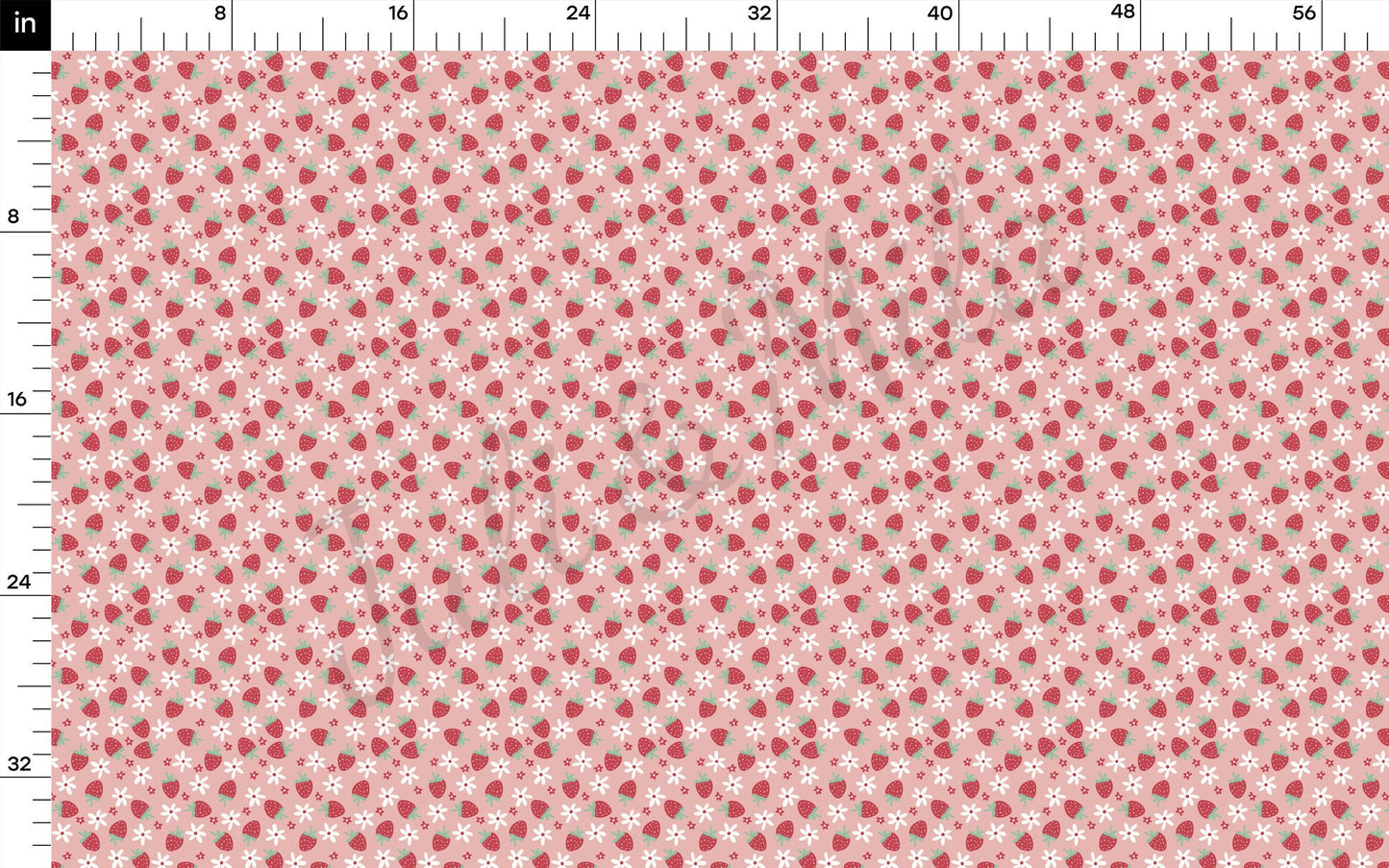 Strawberry Summer Bullet Textured Fabric AA1663