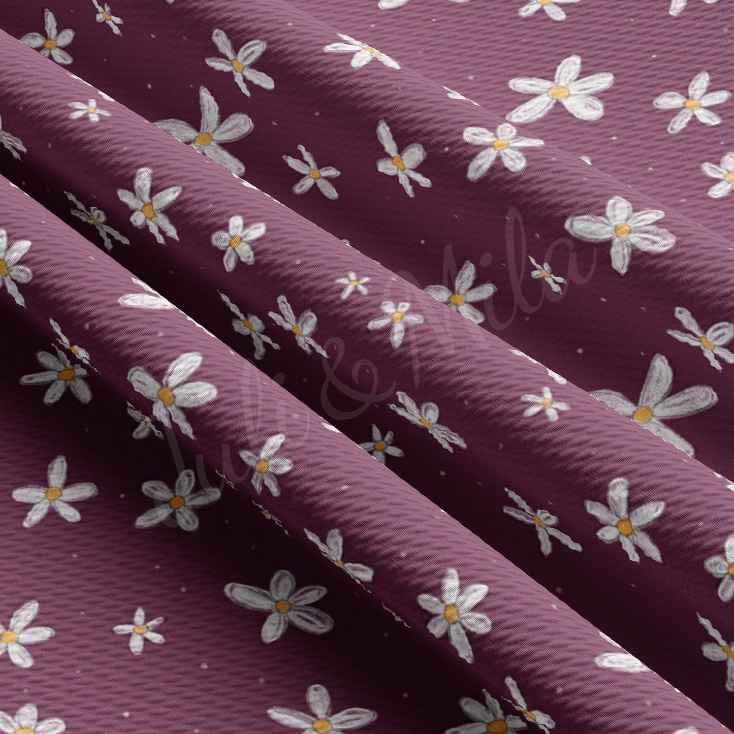 Floral Bullet Textured Fabric AA1669