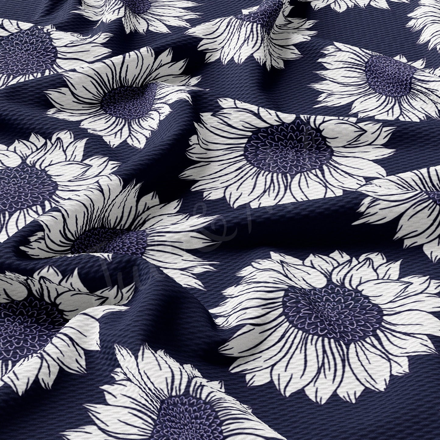 Floral Bullet Textured Fabric AA1675