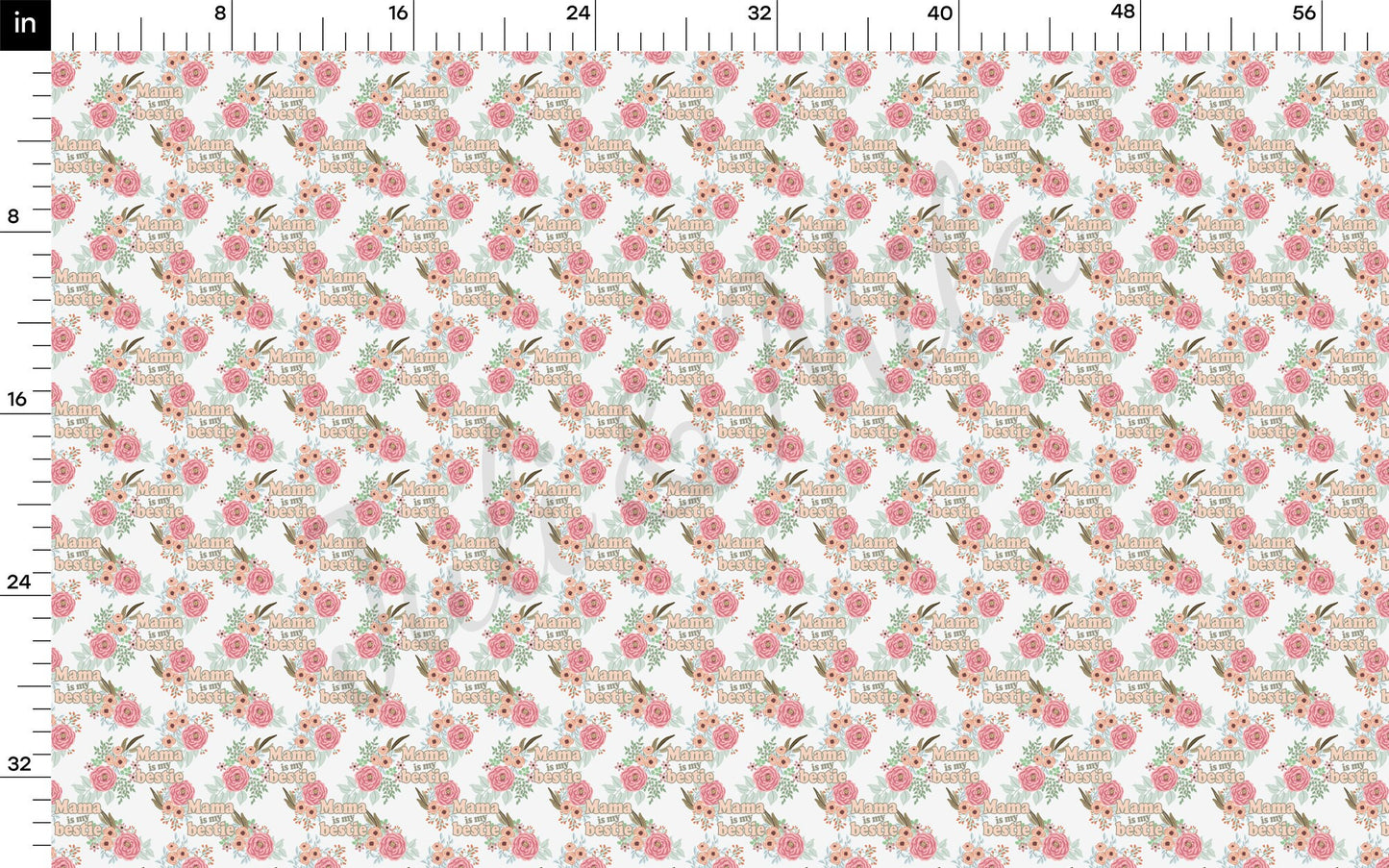 Mama is my Bestie Bullet Fabric AA1679
