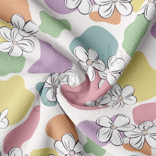 Floral Bullet Textured Fabric AA1689