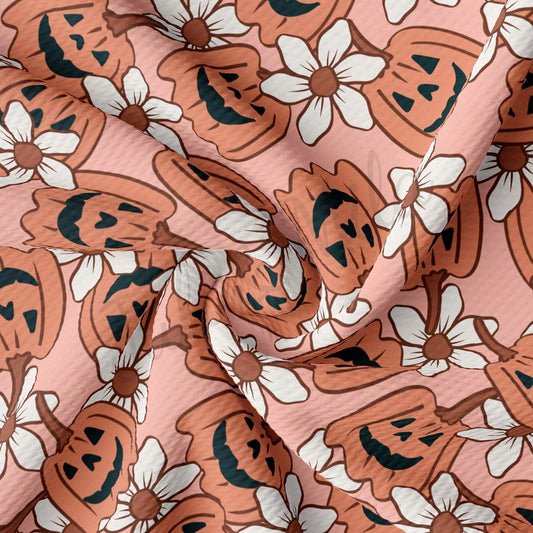 Fall Pumpkin l Bullet Textured Fabric AA1690