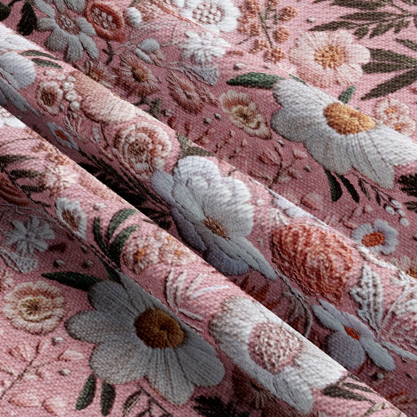 Embroidery Bullet Textured Fabric AA1696