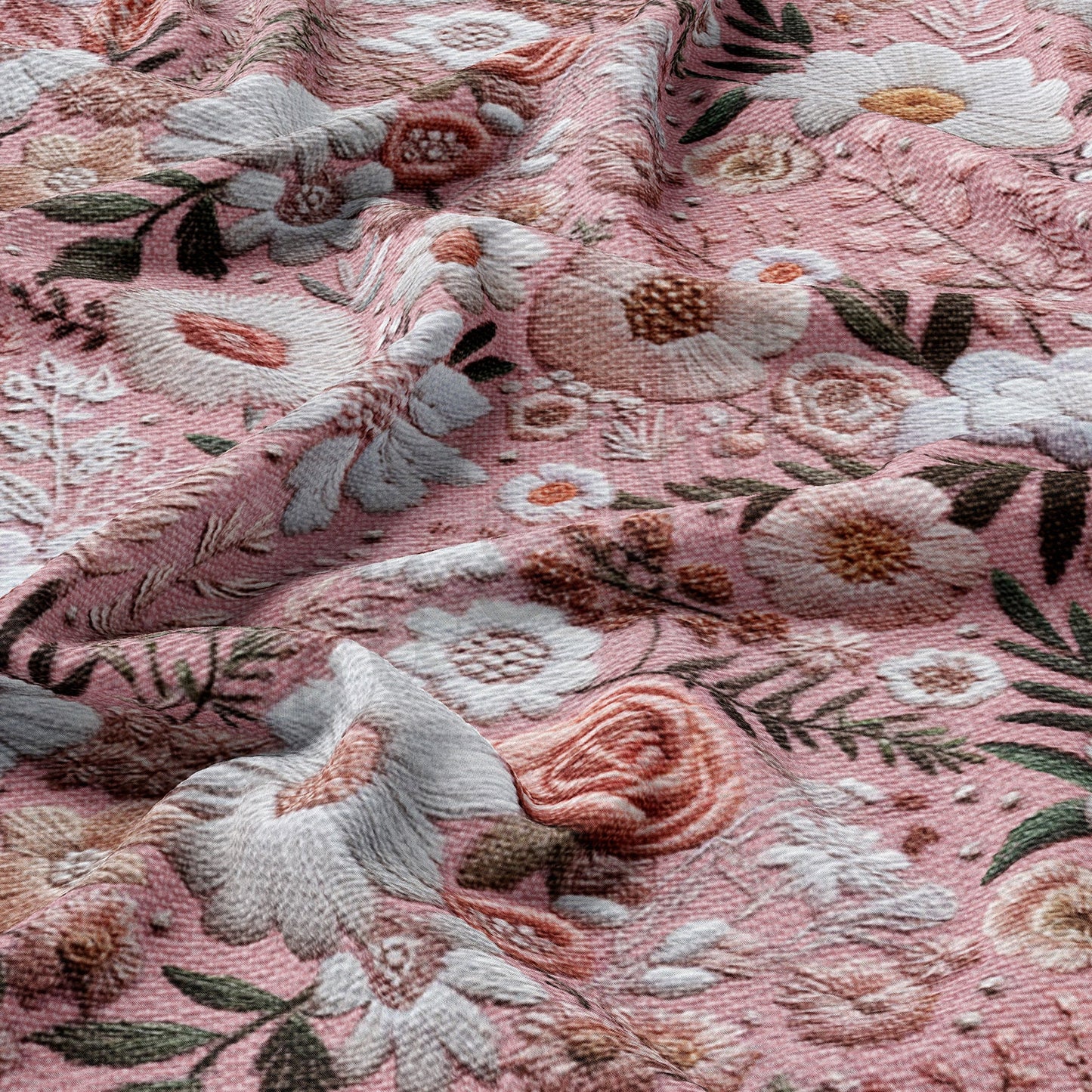Embroidery Bullet Textured Fabric AA1696