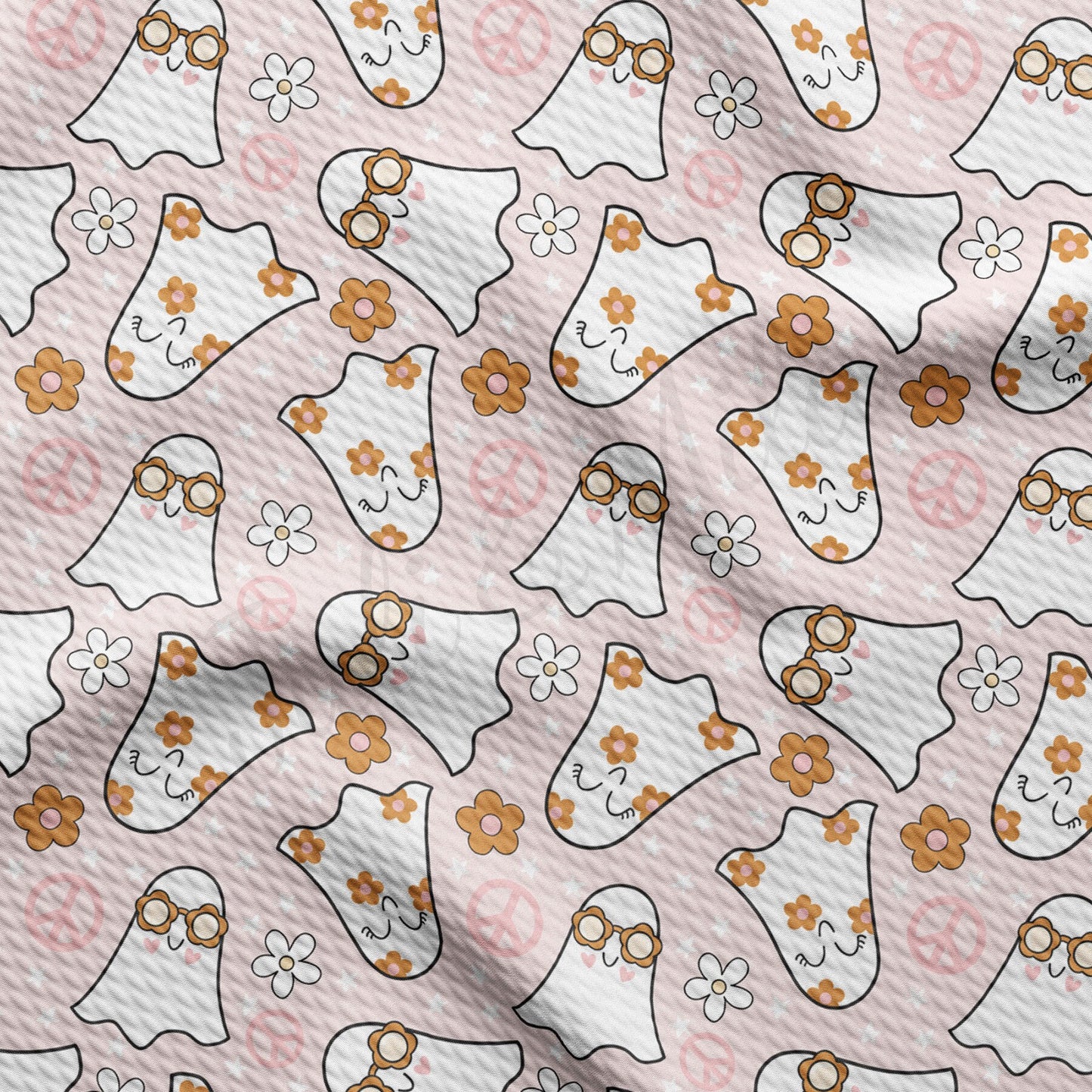 Fall Pumpkin Bullet Textured Fabric AA1743