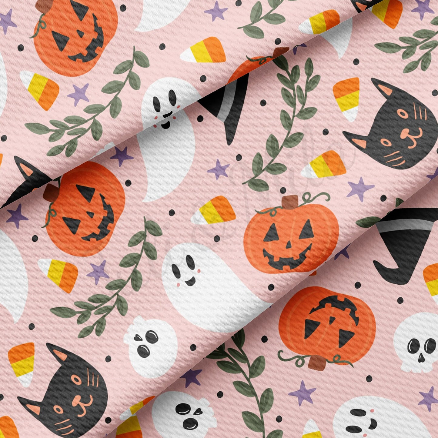 Fall Pumpkin Bullet Textured Fabric AA1748