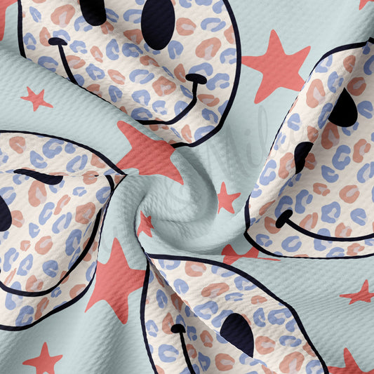 4th of July Bullet Textured Fabric AA1750