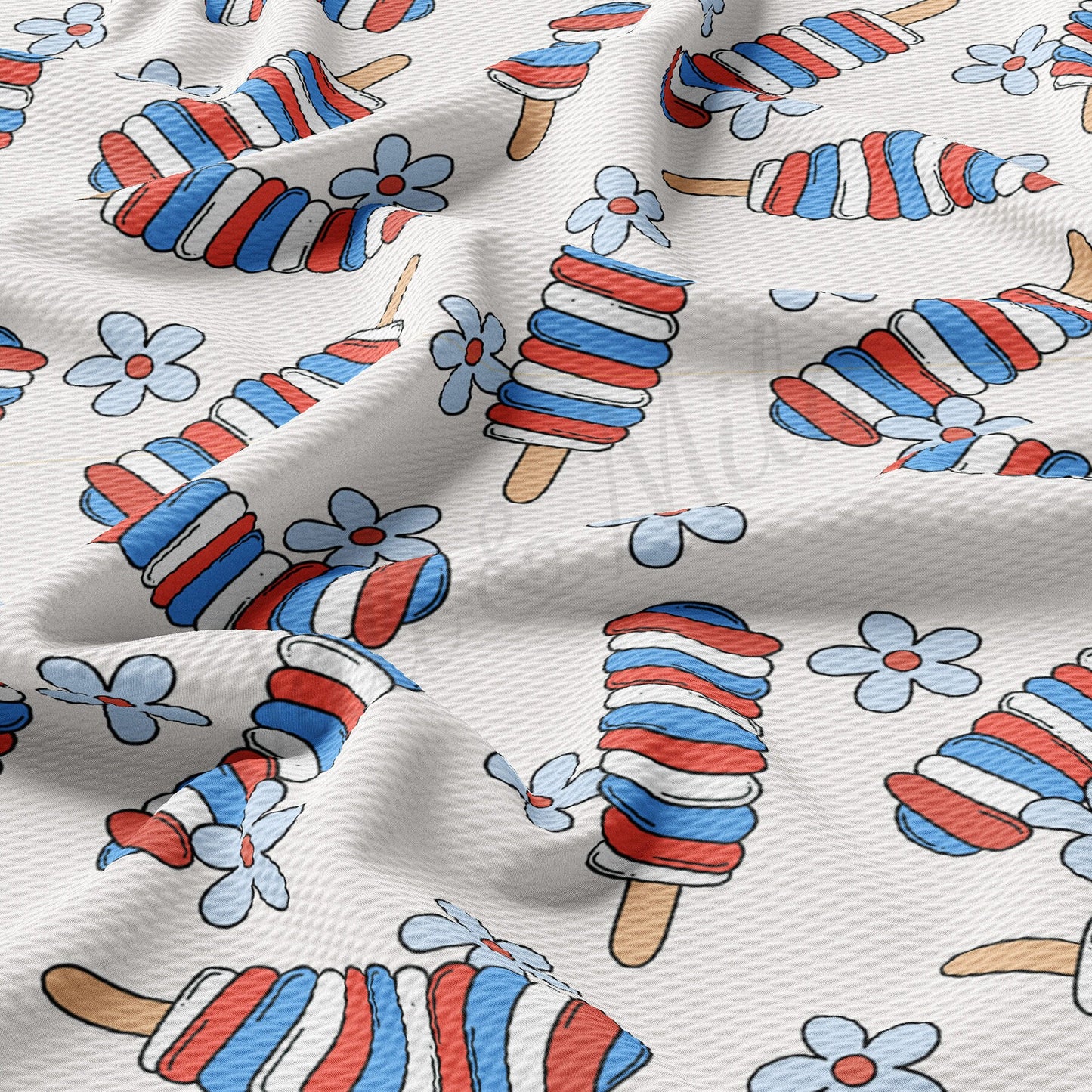 4th of July Bullet Textured Fabric AA1764