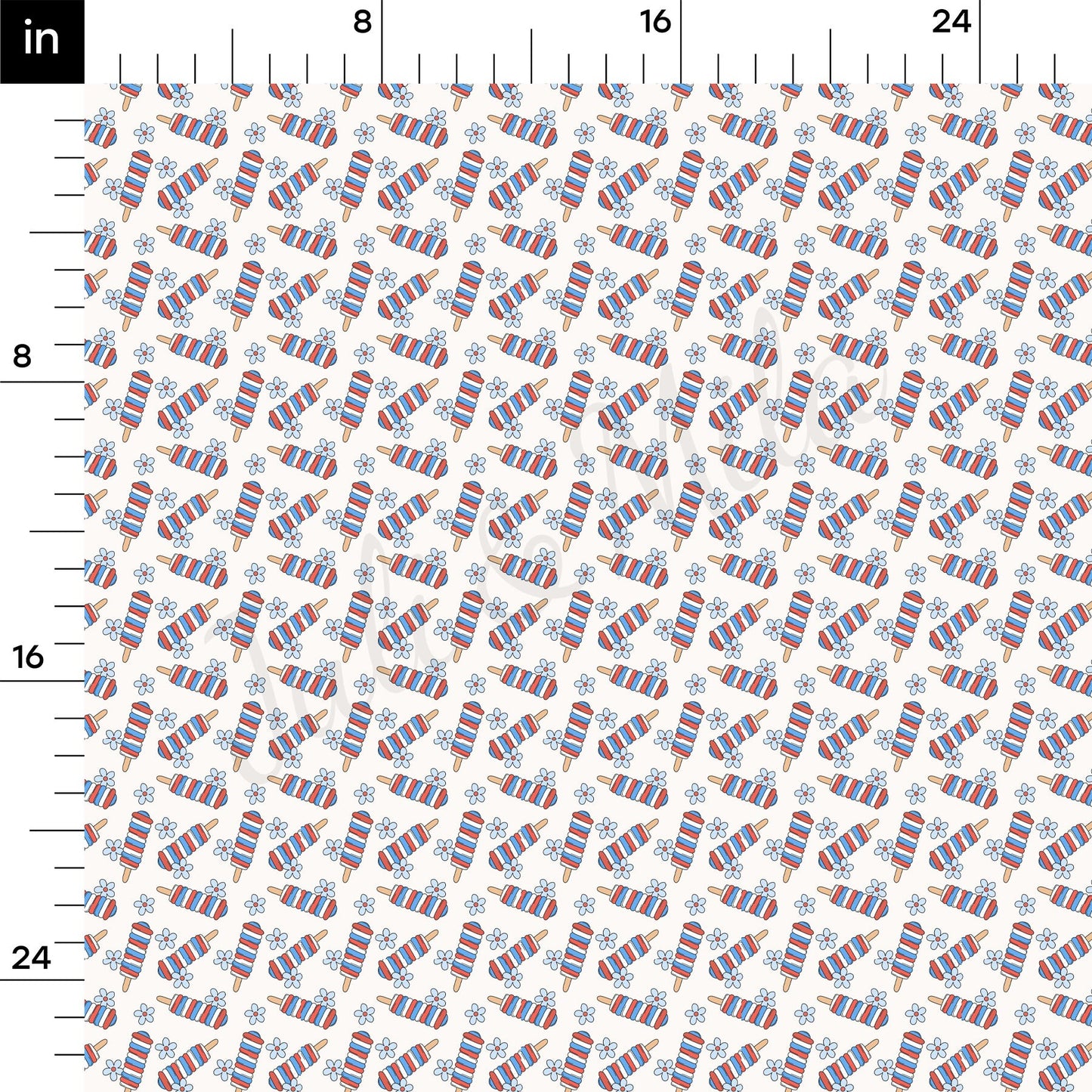 4th of July Bullet Textured Fabric AA1764