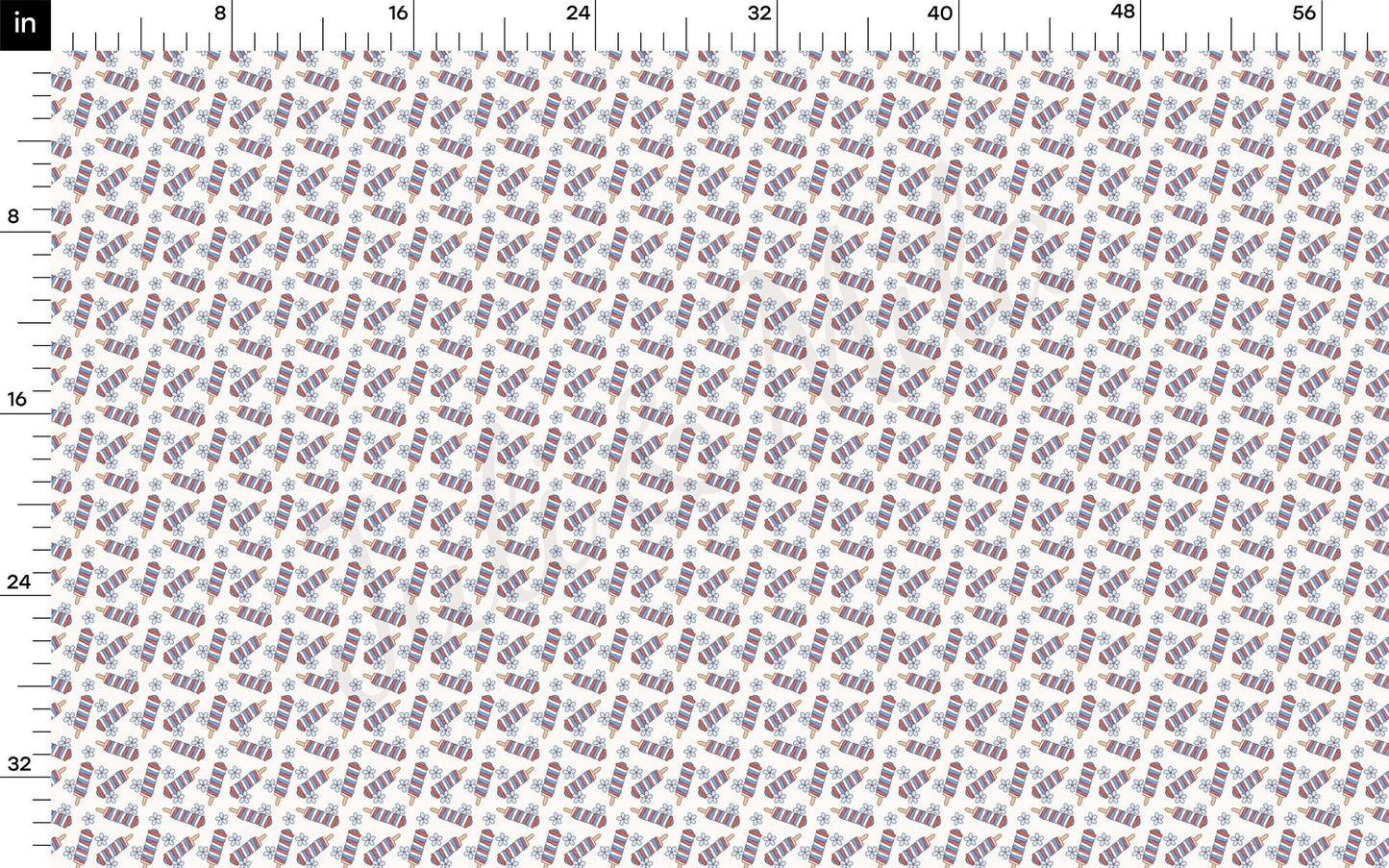 4th of July Bullet Textured Fabric AA1764