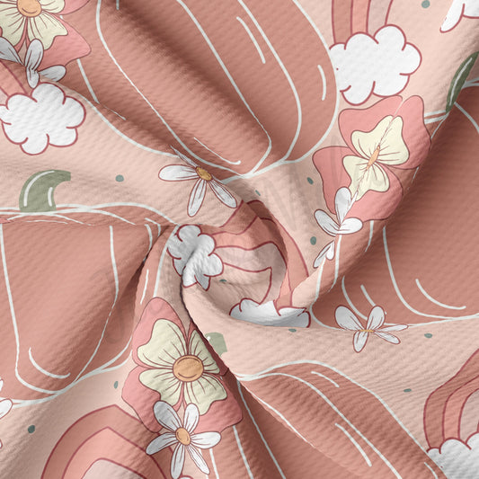 Fall Pumpkin Bullet Textured Fabric AA1769