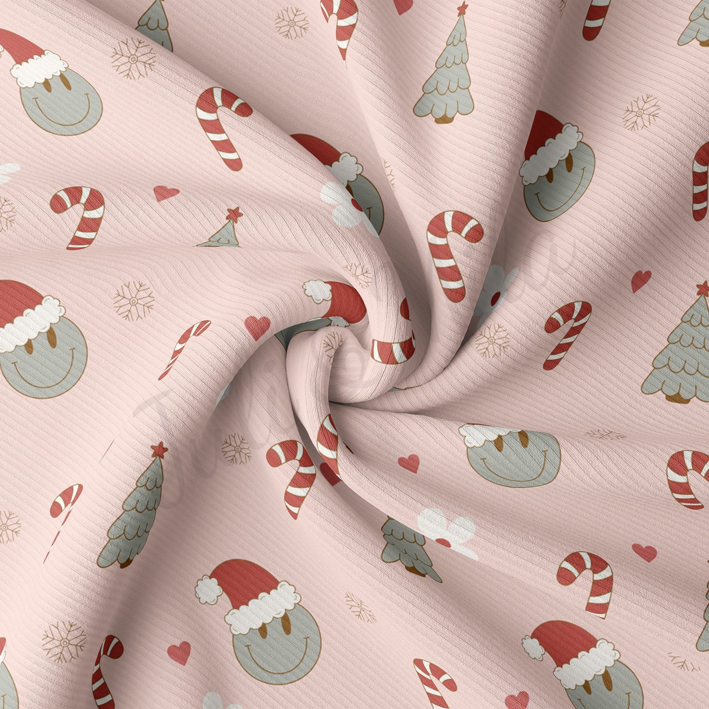 Rib Knit Fabric by the Yard Ribbed Jersey Stretchy Soft Polyester Stretch Fabric 1 Yard 4th of July RBK1734