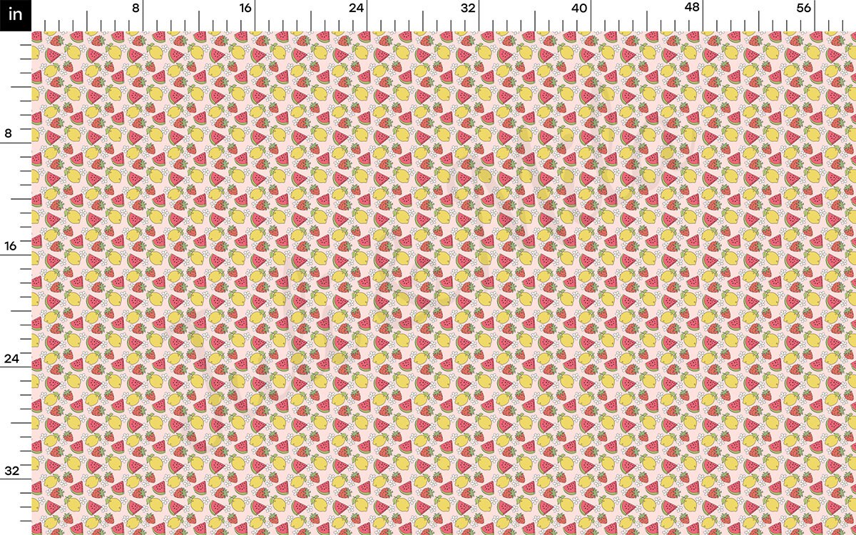 Watermelon Bullet Textured Fabric AA1797