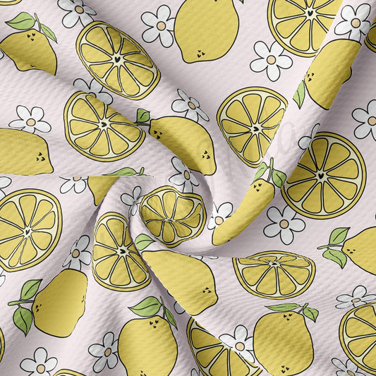 Lemon Bullet Textured Fabric AA1800