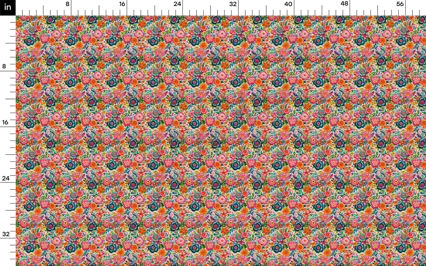 Embroidery Floral Printed Liverpool Bullet Textured Fabric AA1801