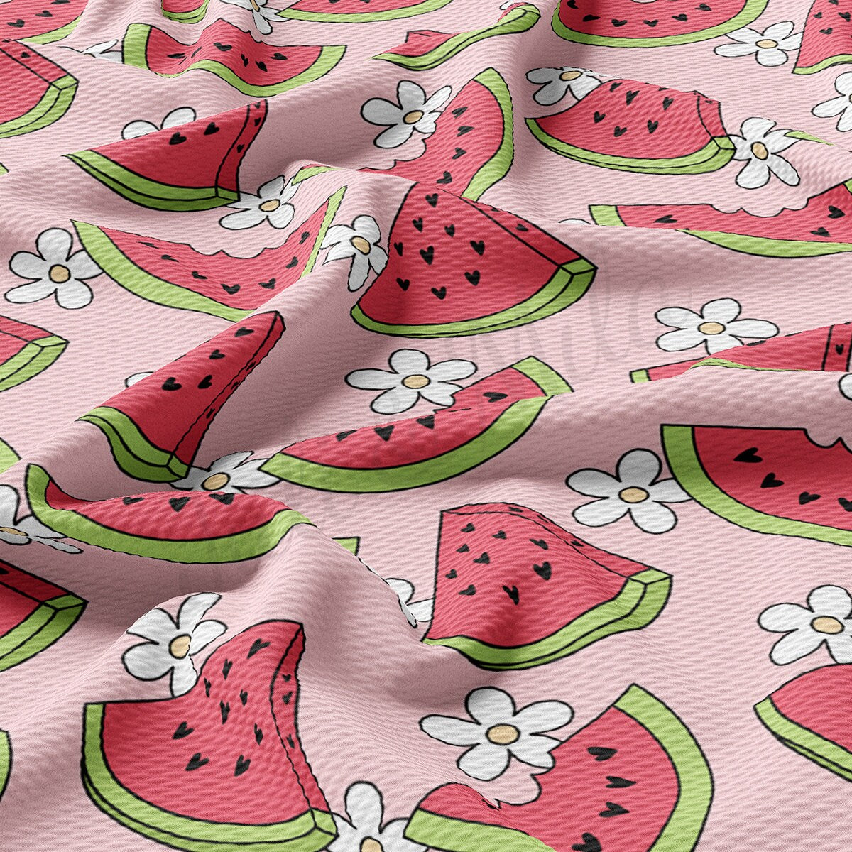 Watermelon Bullet Textured Fabric AA1805