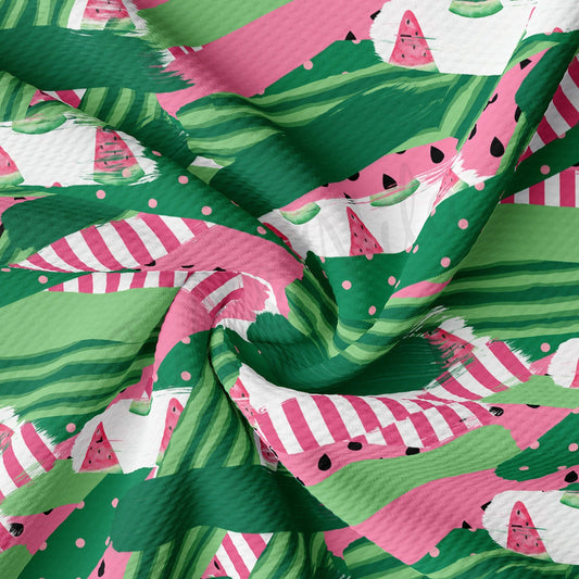 Watermelon Bullet Textured Fabric AA1807