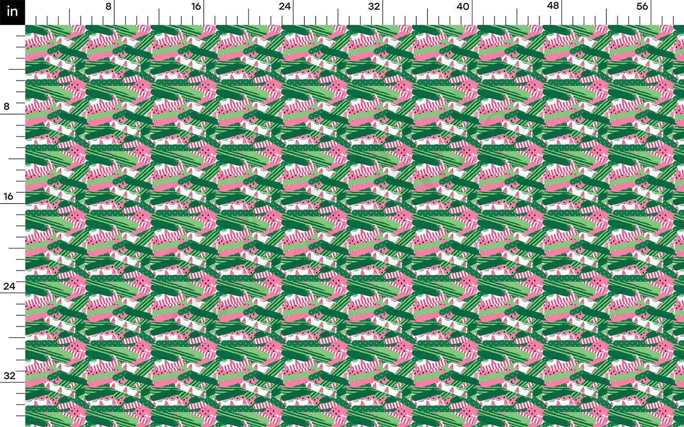 Watermelon Bullet Textured Fabric AA1807