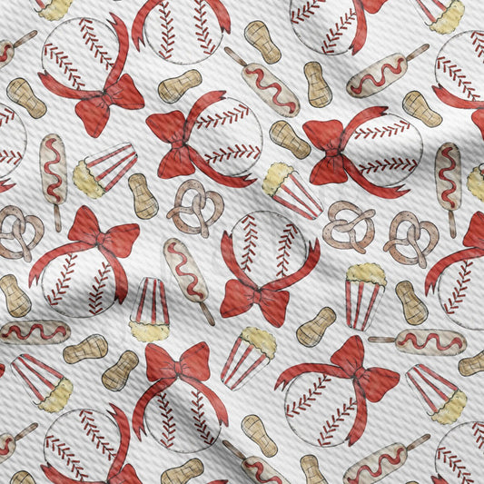 Baseball Bullet Textured Fabric  AA1809