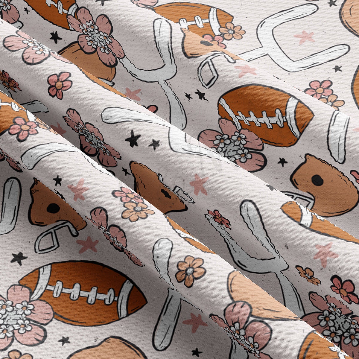 Football Bullet Textured Fabric AA1823