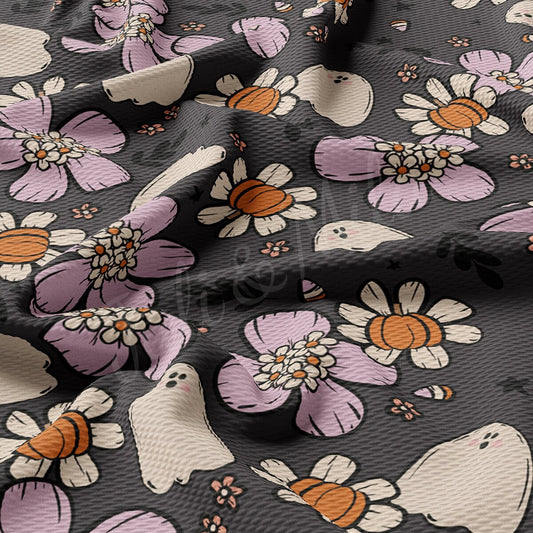 Autumn Fall Halloween Bullet Textured Fabric AA1824