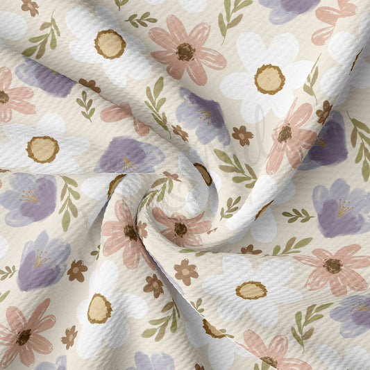 Floral Bullet Textured Fabric AA1825