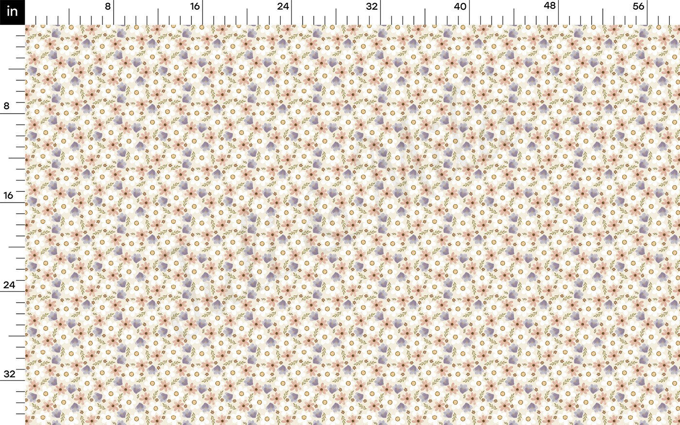 Floral Bullet Textured Fabric AA1825