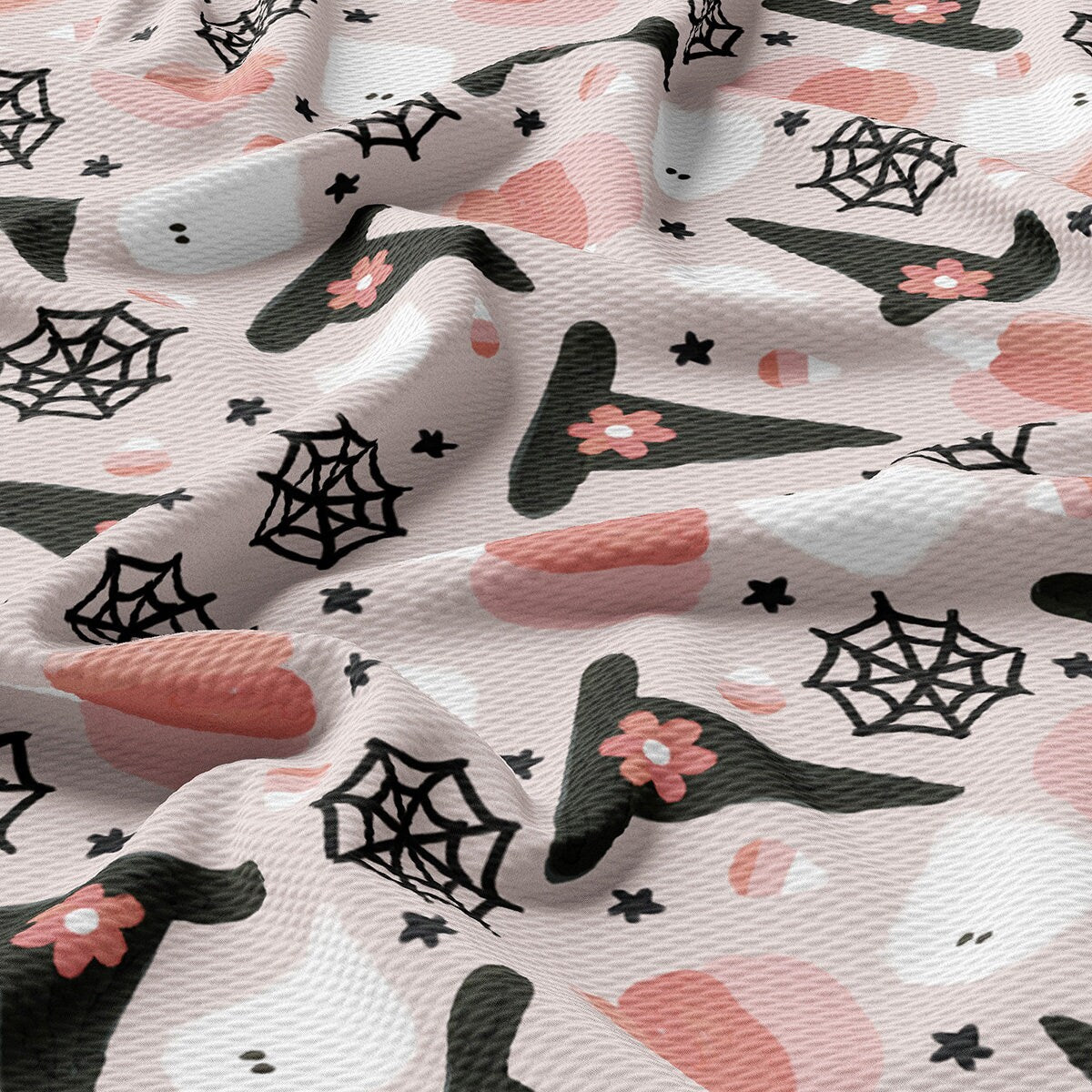 Autumn Fall Halloween Bullet Textured Fabric AA1828